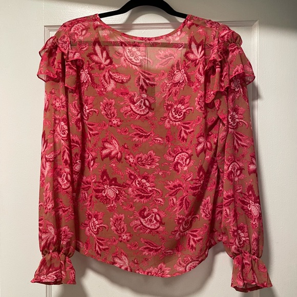 Floral Ruffle Blouse - Picture 3 of 4